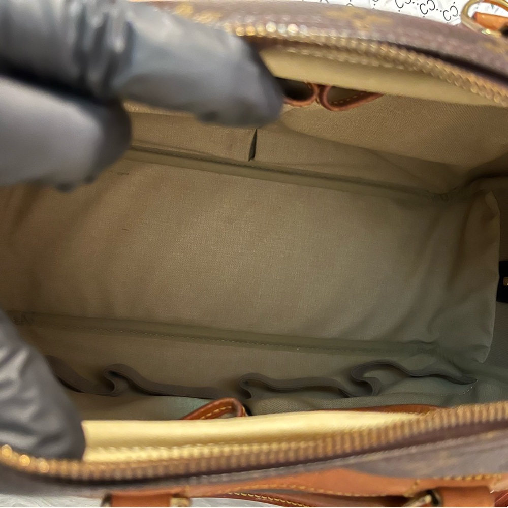 🔥SEND OFFER🔥DEAUVILLE Louis Vuitton Brown Monogram Satchel - Picture 8 of 13